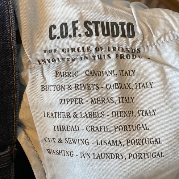 C.O.F Studio Dark Wash Jeans - Picture 8 of 9